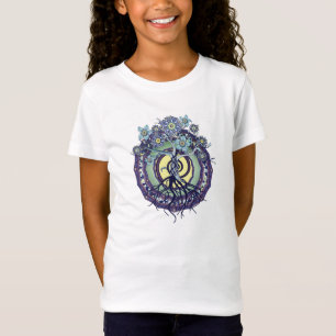 Baum des Erleuchtungmandala-Mädchen-T-Shirts T-Shirt
