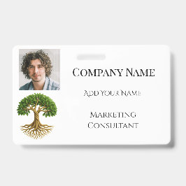 Baum des Fotos Lebensversicherungsfördernde Materi Ausweis