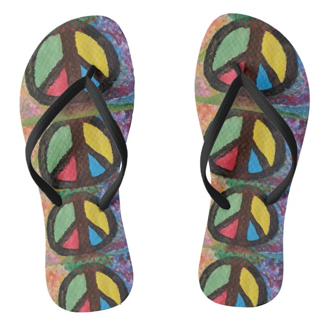 Baum des Friedens Flip Flops (Fußbett)