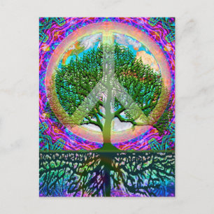 Baum des Friedens Postkarte