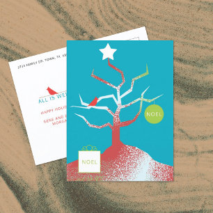 BAUM DES KUNSTLANDES Postkarte