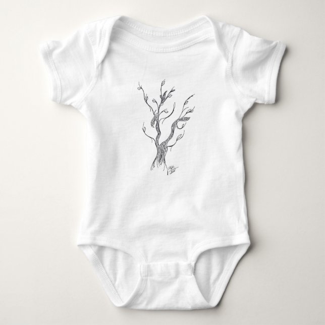 Baum des Leben-Baby-T - Shirt (Vorderseite)
