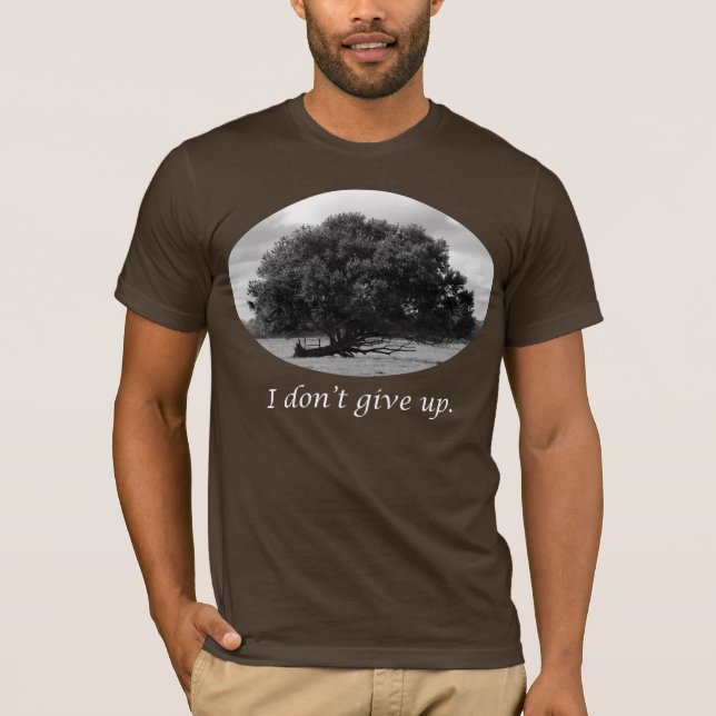 Baum des Leben-Dunkelheit farbigen T - Shirt (Vorderseite)