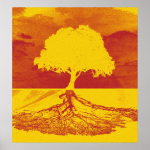 Baum des Leben-Entspannung Poster