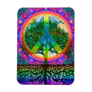 Baum des Leben-Friedens Magnet