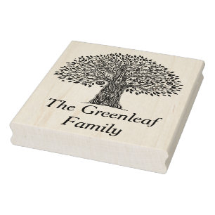 Baum des Leben-Gekritzels Gummistempel