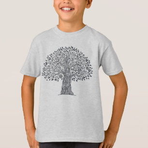 Baum des Leben-Gekritzels T-Shirt