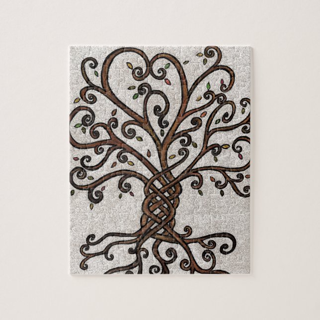 Baum des Leben-Puzzlespiels Puzzle (Vertikal)