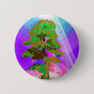 Baum des Leben-Strahlens Button