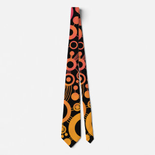 Baum des Lebens Abstract - Farbe Tex 04 Krawatte