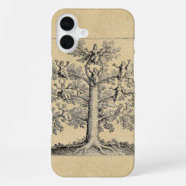 Baum des Lebens als Philosophie iPhone 16 Plus Hülle