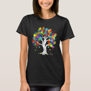 Baum des Lebens Autismus-Bewusstseinsmonat ASD Un T-Shirt