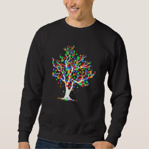 Baum des Lebens Autismus-Bewusstseinsmonat ASD-Unt Sweatshirt
