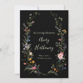 Baum des Lebens Beerdigungsdenkmal des bloralen Wa Einladung