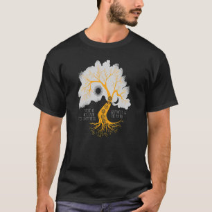 Baum des Lebens Chakra Symbole Glück T-Shirt