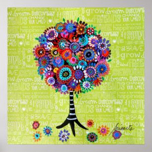 BAUM DES LEBENS DURCH PRISARTS POSTER