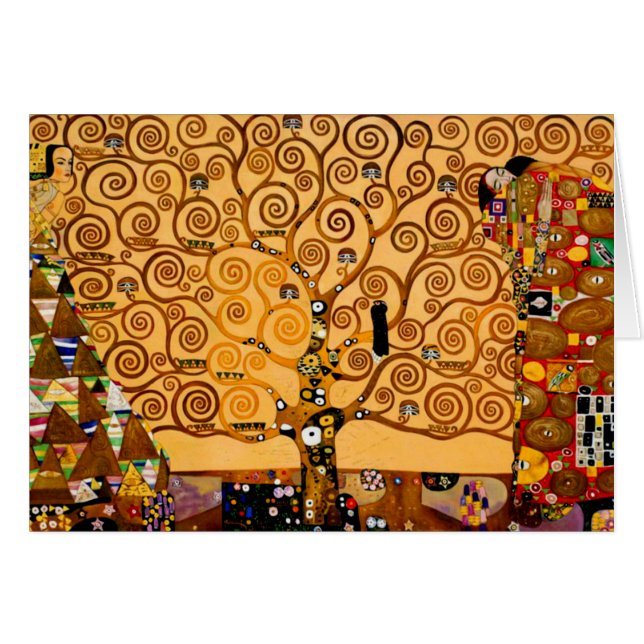 Baum des Lebens durch schöne Kunst Gustav Klimt (Vorderseite (Horizontal))