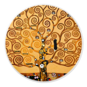Baum des Lebens durch schöne Kunst Gustav Klimt Keramikknauf