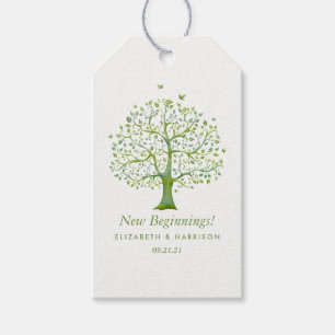 Baum des Lebens, Elegante Hochzeit-Gefallen Geschenkanhänger