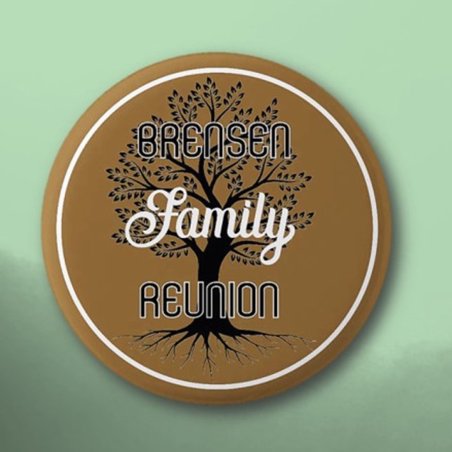 Baum des Lebens! Familientreffen-Button Button (Von Creator hochgeladen)