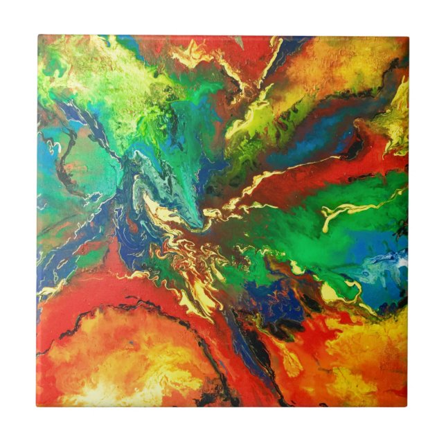 Baum des Lebens Fliese (Vorderseite)