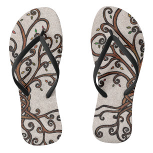 Baum des Lebens Flip Flops
