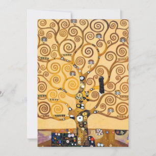 Baum des Lebens Gustav Klimt Einladung