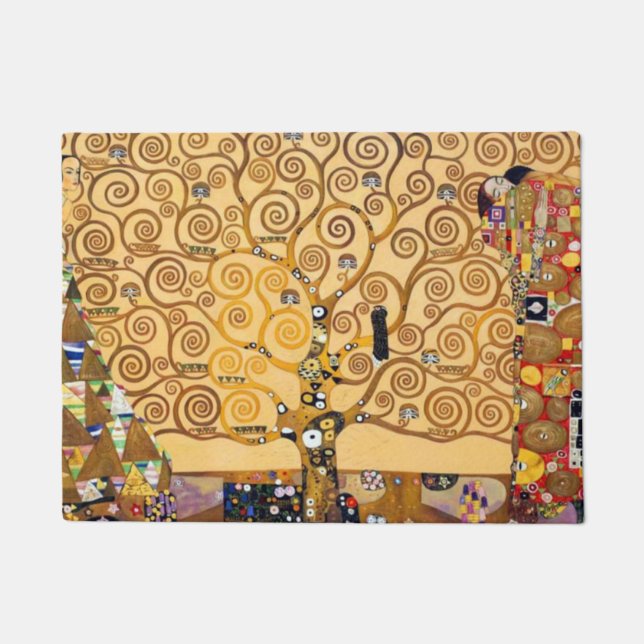 Baum des Lebens Gustav Klimt Fußmatte (Vorderseite)