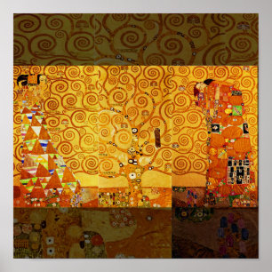 Baum des Lebens Gustav Klimt Nouveau Poster