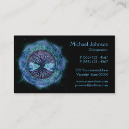 Baum des Lebens im Raum durch Amelia Carrie Visitenkarte