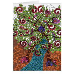 Baum des Lebens in der Farbe