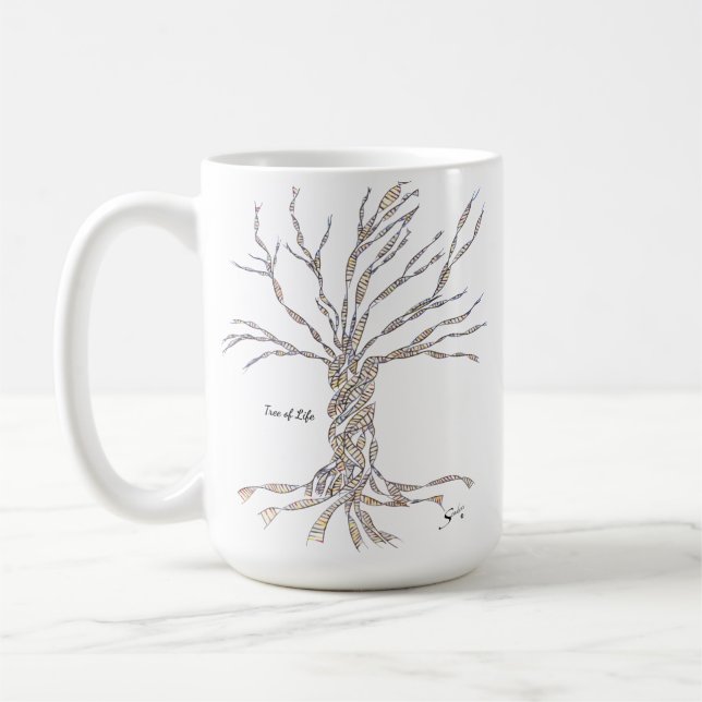 Baum des Lebens Kaffeetasse (Links)