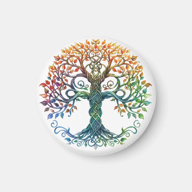 Baum des Lebens keltisches Magnet (Vorne)