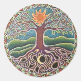 Baum des Lebens Mandala Sticker