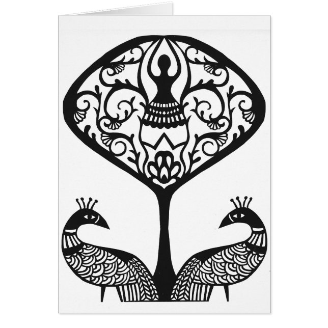 "Baum des Lebens" papercut Entwurf durch Jennifer (Vorne)