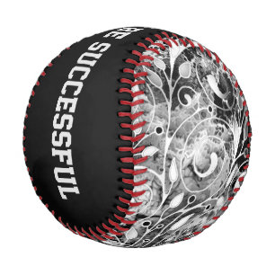Baum des Lebens - Spiralen Blätter Grunge Stil 1 Baseball