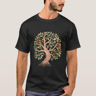 Baum des Lebens Spiritualität Yoga Baum des Lebens T-Shirt