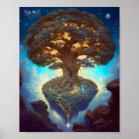 Baum des Lebens surreale Natur Kunst