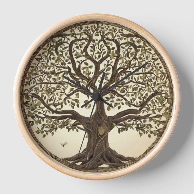 Baum des Lebens Uhr (Vorderseite)