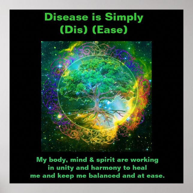 Baum des Lebens und der Gesundheit Poster (Vorne)