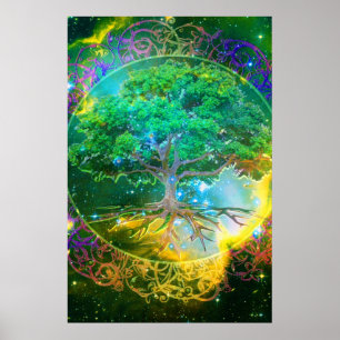 Baum des Lebens und der Gesundheit Poster