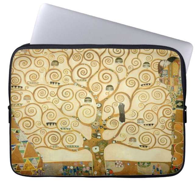 Baum des Lebens von Gustav Klimt Laptopschutzhülle (Vorderseite)