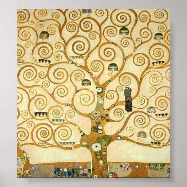 Baum des Lebens von Gustav Klimt Poster (Vorne)