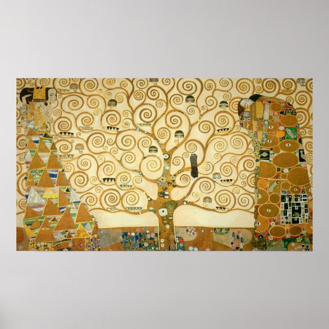 Baum des Lebens von Gustav Klimt Poster (Vorne)