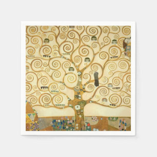 Baum des Lebens von Gustav Klimt Serviette