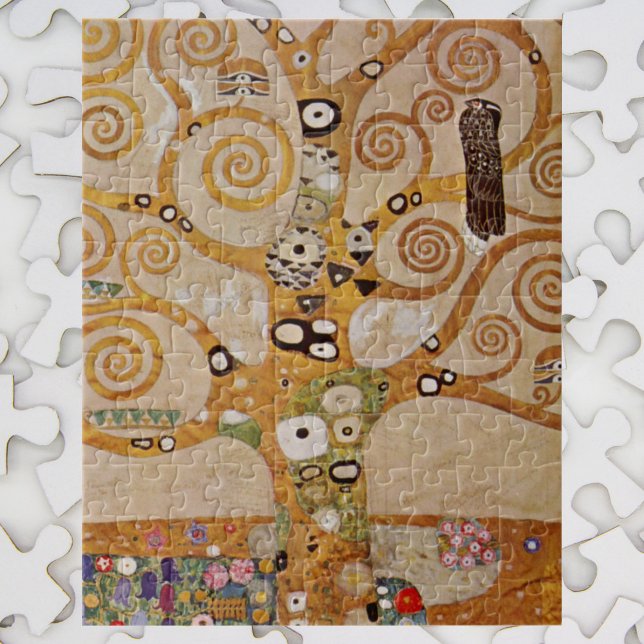 Baum des Lebens von Gustav Klimt, stilisiert Jugen Puzzle (Von Creator hochgeladen)