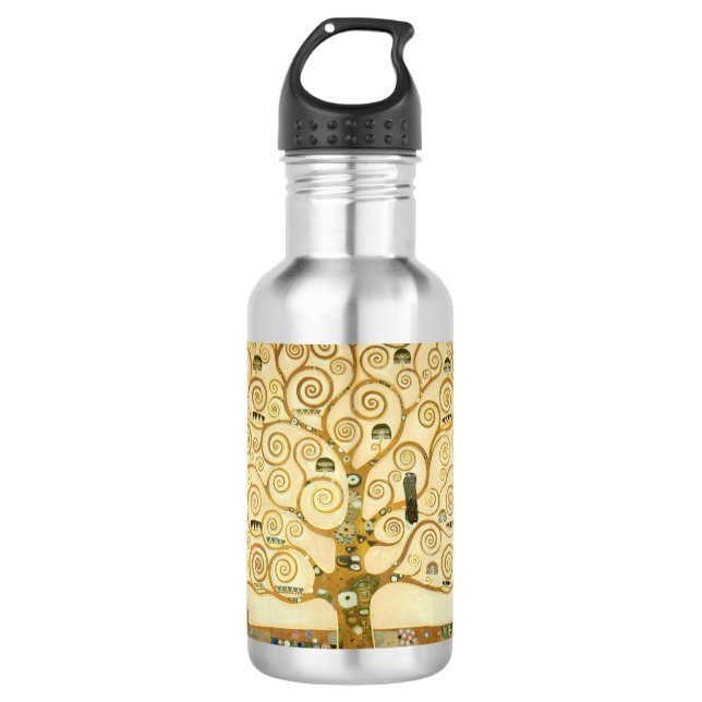 Baum des Lebens von Gustav Klimt Trinkflasche (Vorderseite)
