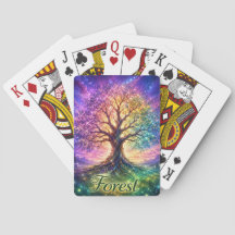Baum-des-Lebens-Wald-Spielkarten