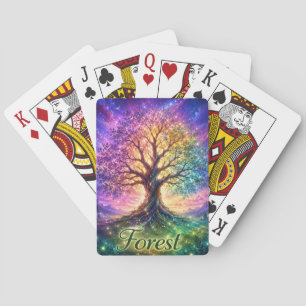Baum-des-Lebens-Wald-Spielkarten  Spielkarten