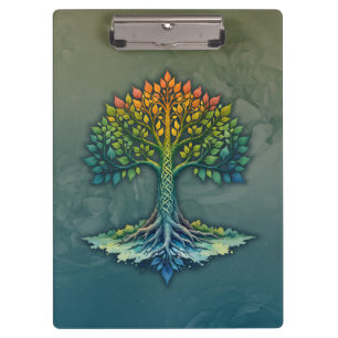 Baum des Lebens - Wandelndes Morgengrauen Klemmbrett